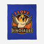 Bird Love Dinosaurs-None-Fleece-Blanket-Studio Mootant