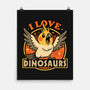 Bird Love Dinosaurs-None-Matte-Poster-Studio Mootant
