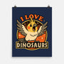 Bird Love Dinosaurs-None-Matte-Poster-Studio Mootant