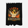 Bird Love Dinosaurs-None-Polyester-Shower Curtain-Studio Mootant