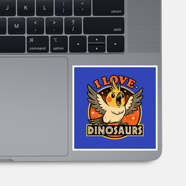 Bird Love Dinosaurs-None-Glossy-Sticker-Studio Mootant