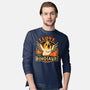 Bird Love Dinosaurs-Mens-Long Sleeved-Tee-Studio Mootant