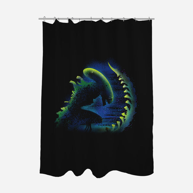 Xenospace-None-Polyester-Shower Curtain-rocketman_art