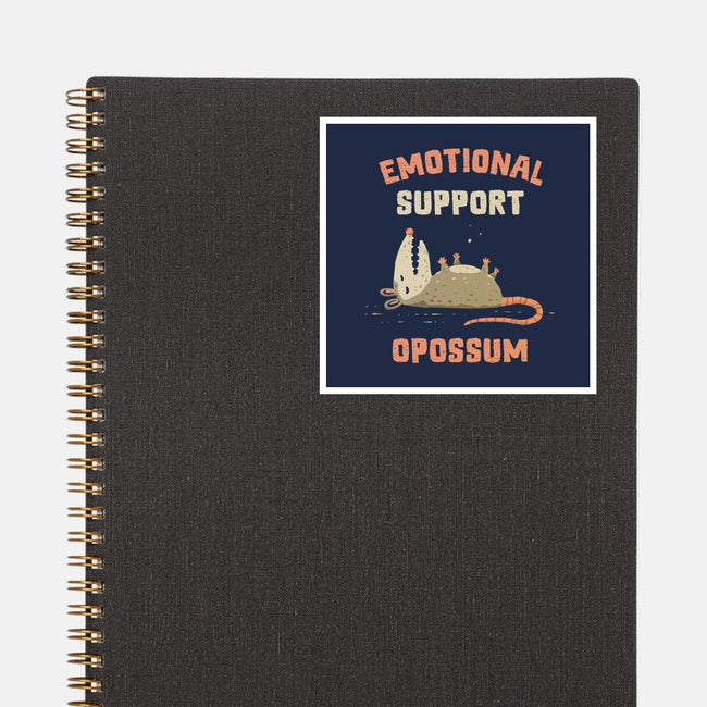 Emotional Support Opossum-None-Glossy-Sticker-kg07