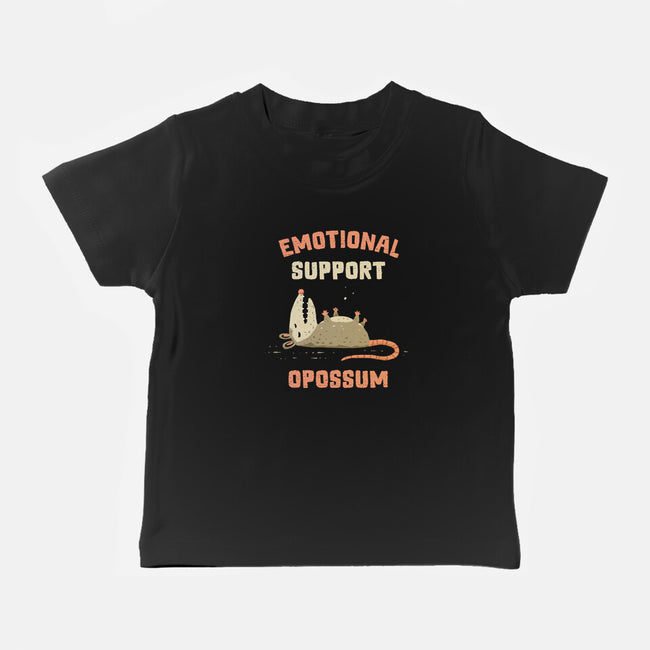 Emotional Support Opossum-Baby-Basic-Tee-kg07