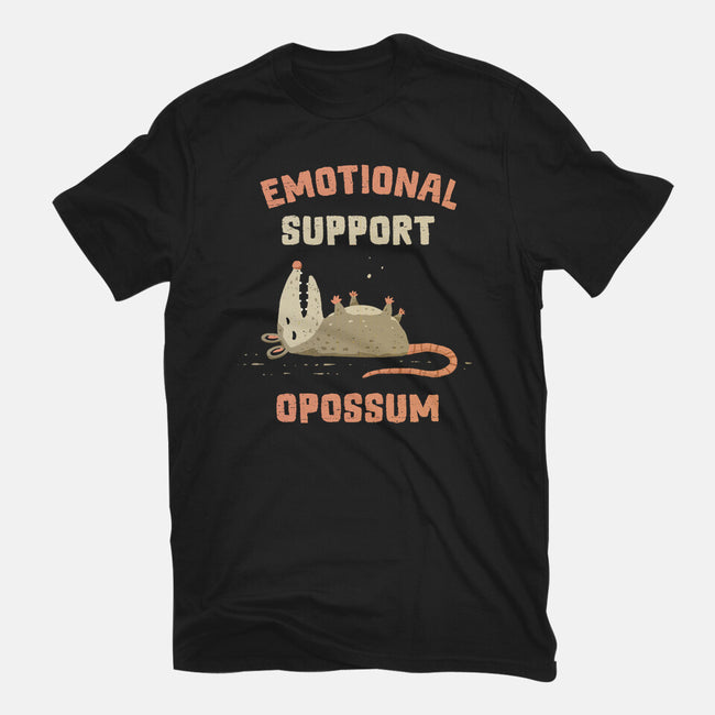 Emotional Support Opossum-Mens-Heavyweight-Tee-kg07