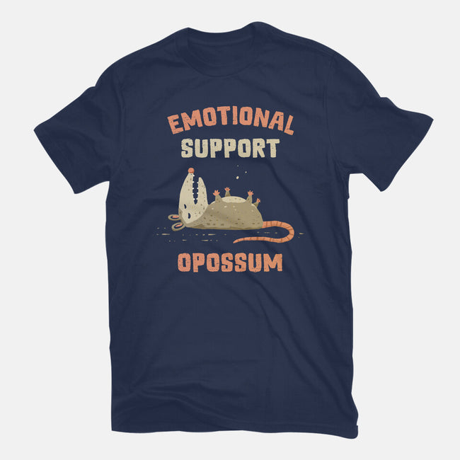 Emotional Support Opossum-Mens-Heavyweight-Tee-kg07