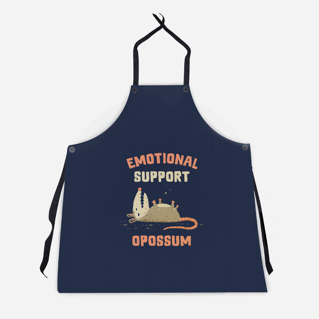 Emotional Support Opossum-Unisex-Kitchen-Apron-kg07