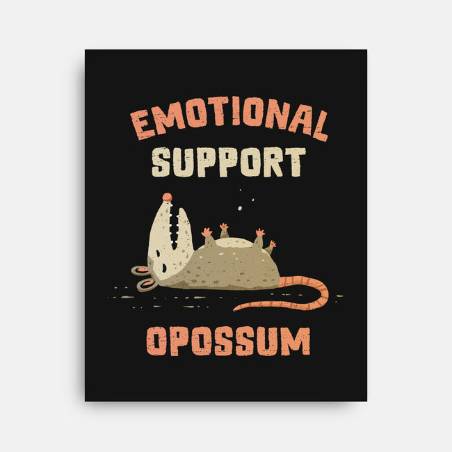 Emotional Support Opossum-None-Stretched-Canvas-kg07