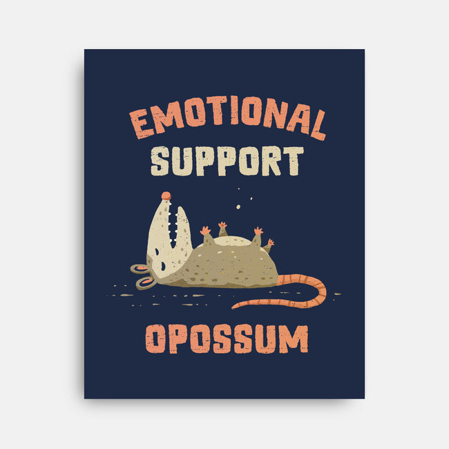 Emotional Support Opossum-None-Stretched-Canvas-kg07