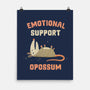 Emotional Support Opossum-None-Matte-Poster-kg07