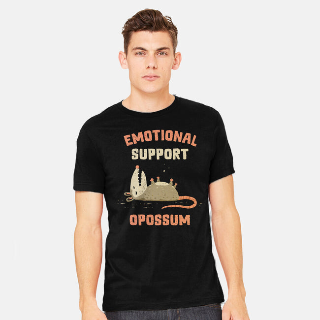 Emotional Support Opossum-Mens-Heavyweight-Tee-kg07