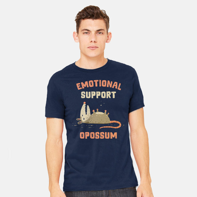 Emotional Support Opossum-Mens-Heavyweight-Tee-kg07