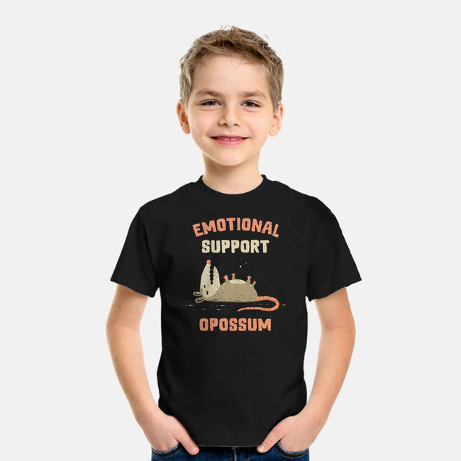 Emotional Support Opossum-Youth-Basic-Tee-kg07