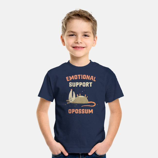 Emotional Support Opossum-Youth-Basic-Tee-kg07
