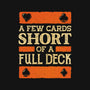 A Few Cards Short-None-Stretched-Canvas-kg07
