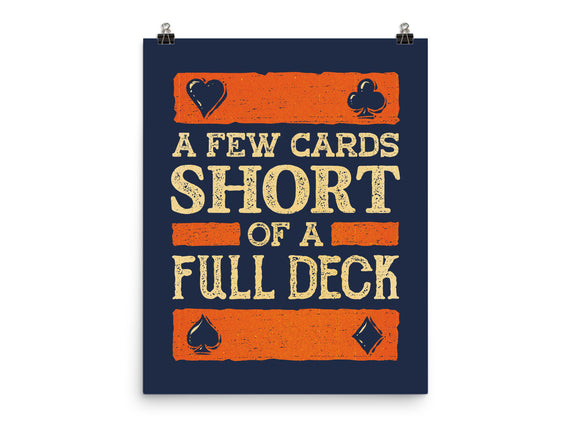 A Few Cards Short