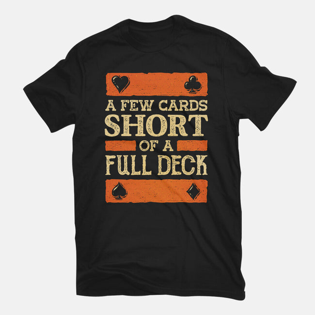 A Few Cards Short-Womens-Basic-Tee-kg07