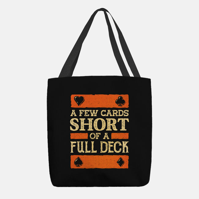 A Few Cards Short-None-Basic Tote-Bag-kg07