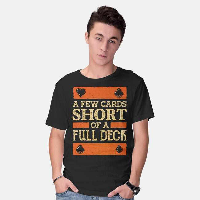 A Few Cards Short-Mens-Basic-Tee-kg07