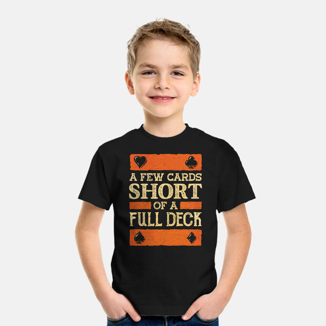 A Few Cards Short-Youth-Basic-Tee-kg07