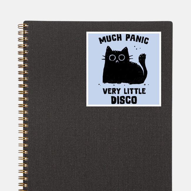 Much Panic Very Little Disco-None-Glossy-Sticker-kg07