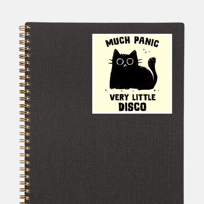 Much Panic Very Little Disco-None-Glossy-Sticker-kg07