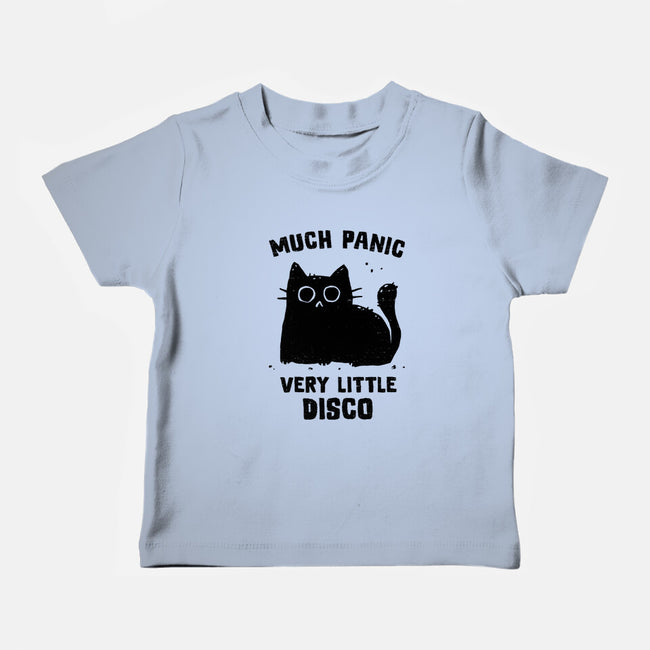 Much Panic Very Little Disco-Baby-Basic-Tee-kg07