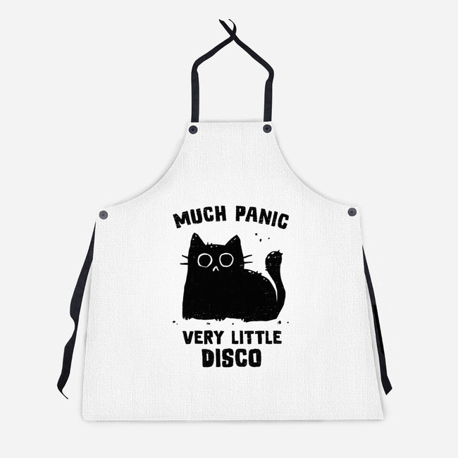 Much Panic Very Little Disco-Unisex-Kitchen-Apron-kg07