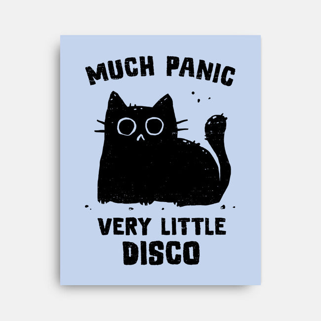 Much Panic Very Little Disco-None-Stretched-Canvas-kg07