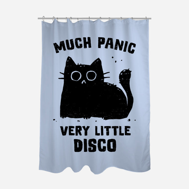 Much Panic Very Little Disco-None-Polyester-Shower Curtain-kg07
