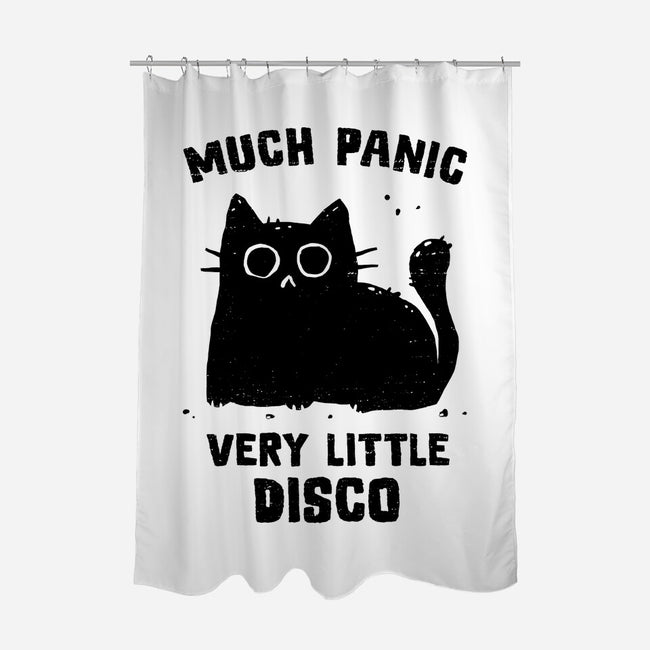 Much Panic Very Little Disco-None-Polyester-Shower Curtain-kg07