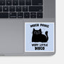 Much Panic Very Little Disco-None-Glossy-Sticker-kg07