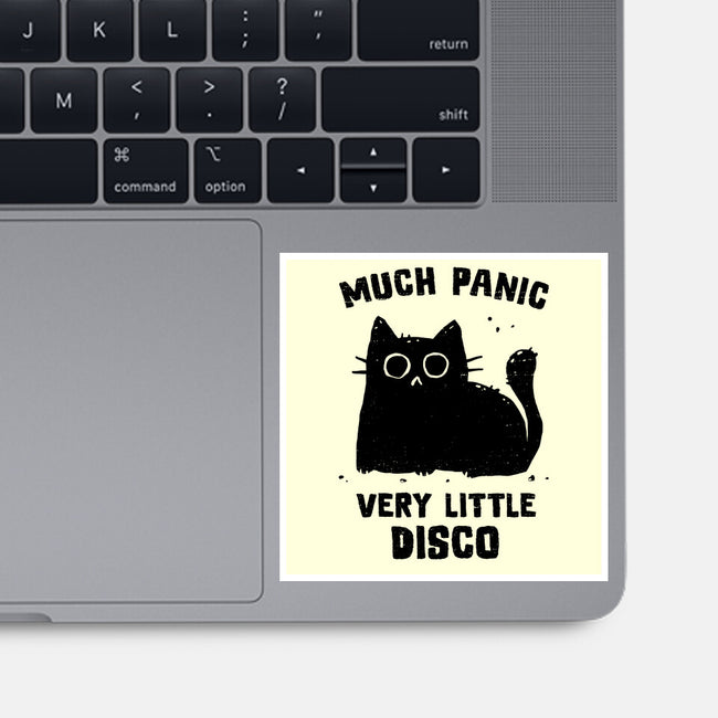 Much Panic Very Little Disco-None-Glossy-Sticker-kg07