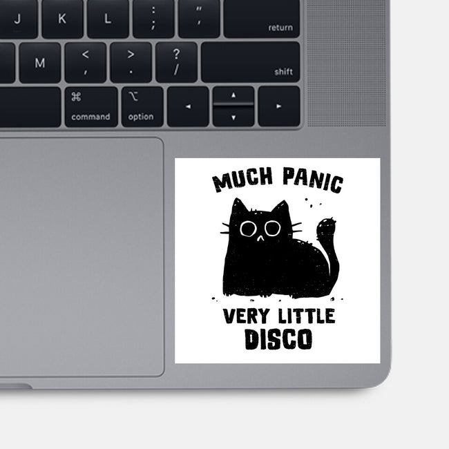 Much Panic Very Little Disco-None-Glossy-Sticker-kg07