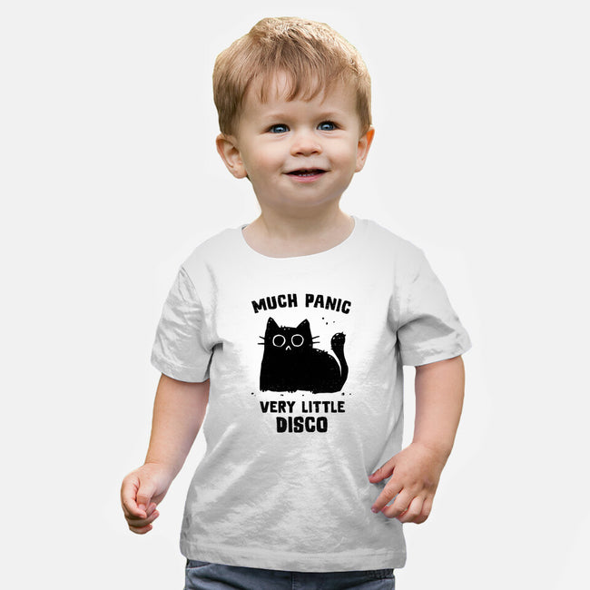 Much Panic Very Little Disco-Baby-Basic-Tee-kg07