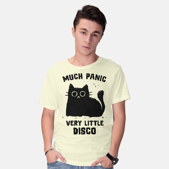 Much Panic Very Little Disco-Mens-Basic-Tee-kg07
