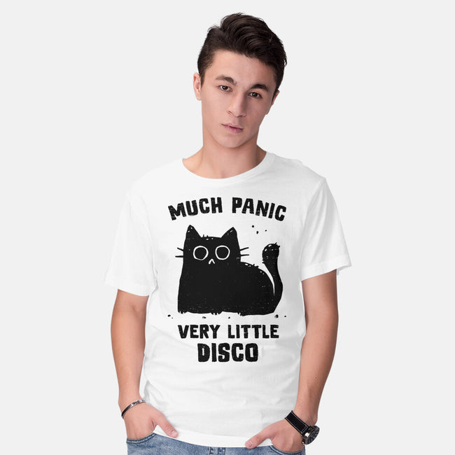 Much Panic Very Little Disco-Mens-Basic-Tee-kg07