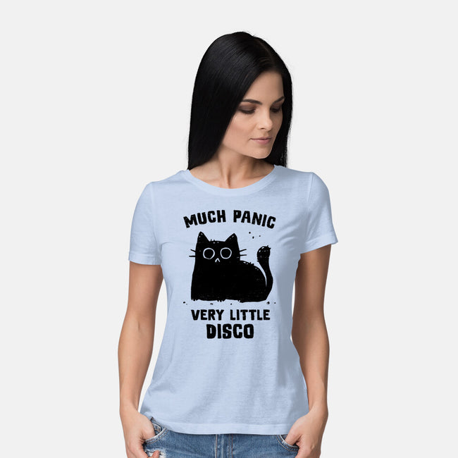 Much Panic Very Little Disco-Womens-Basic-Tee-kg07