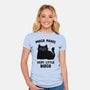 Much Panic Very Little Disco-Womens-Fitted-Tee-kg07