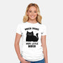 Much Panic Very Little Disco-Womens-Fitted-Tee-kg07