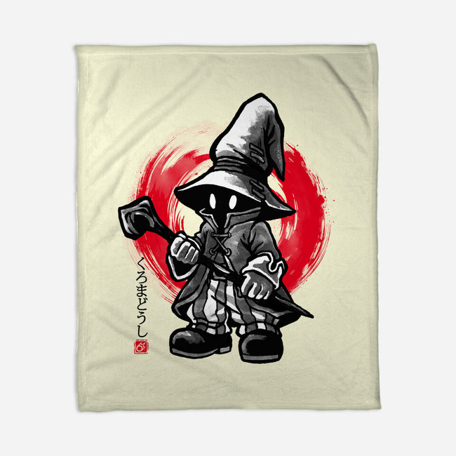 Sumi-e Mage-None-Fleece-Blanket-fanfreak1