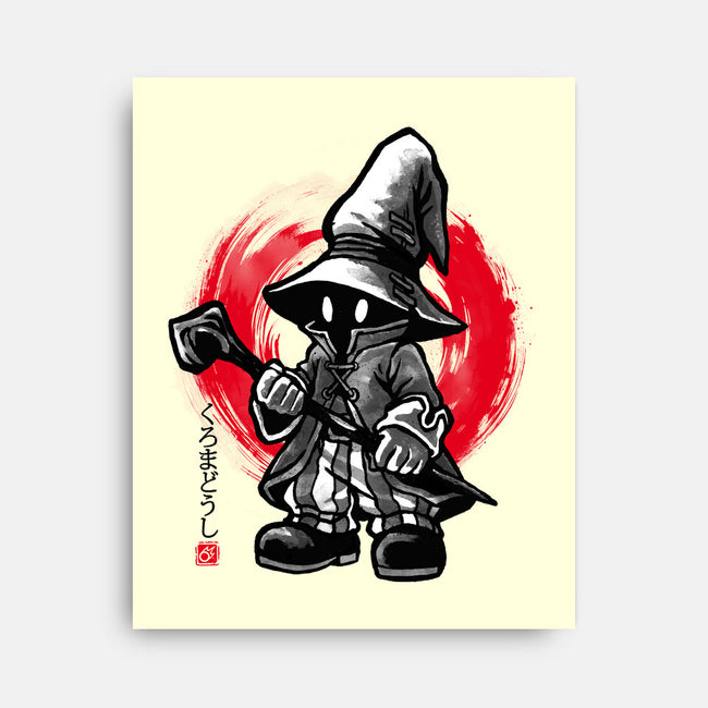 Sumi-e Mage-None-Stretched-Canvas-fanfreak1