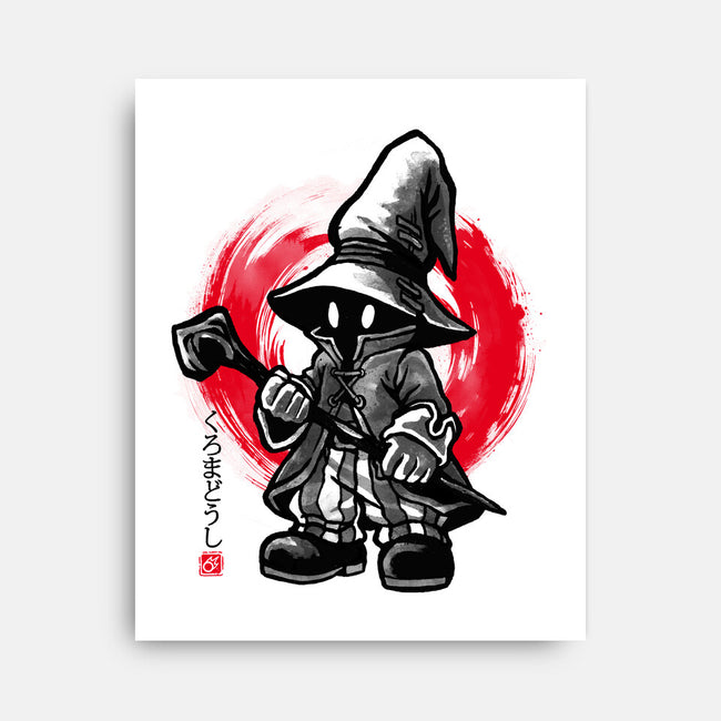 Sumi-e Mage-None-Stretched-Canvas-fanfreak1