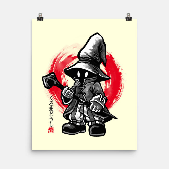 Sumi-e Mage-None-Matte-Poster-fanfreak1