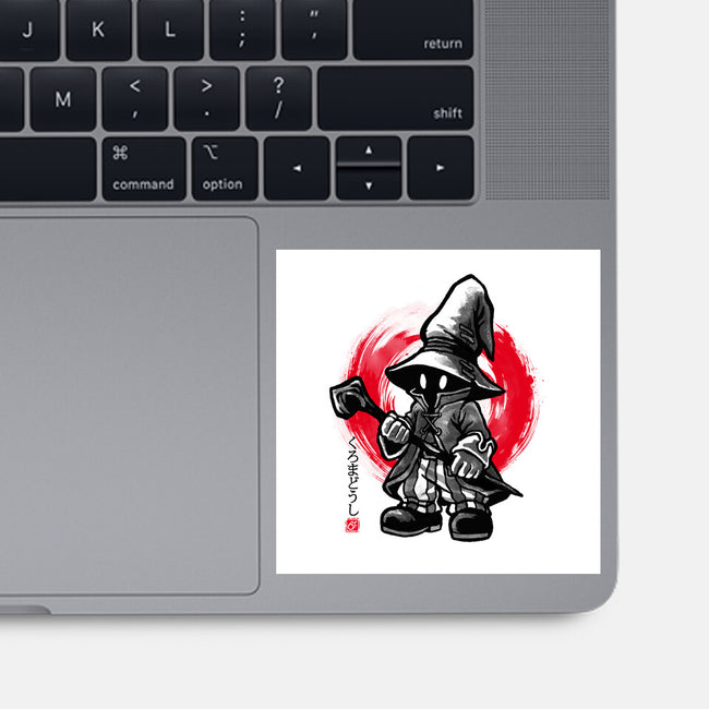 Sumi-e Mage-None-Glossy-Sticker-fanfreak1