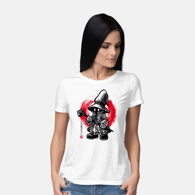 Sumi-e Mage-Womens-Basic-Tee-fanfreak1