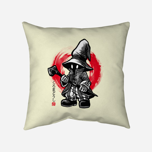 Sumi-e Mage-None-Removable Cover w Insert-Throw Pillow-fanfreak1