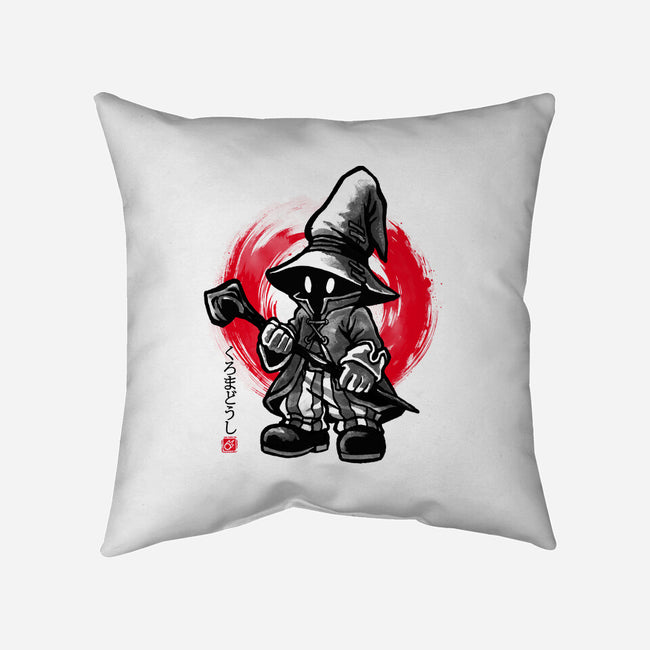 Sumi-e Mage-None-Removable Cover w Insert-Throw Pillow-fanfreak1