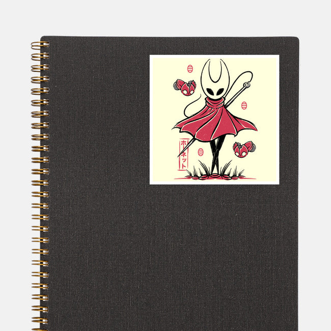 Hornet Japanese Art-None-Glossy-Sticker-Alundrart